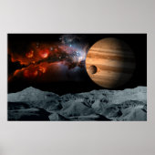Poster Marbre céleste (Devant)