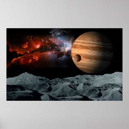 Poster Marbre céleste (Devant)