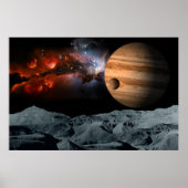 Poster Marbre Céleste (Devant)