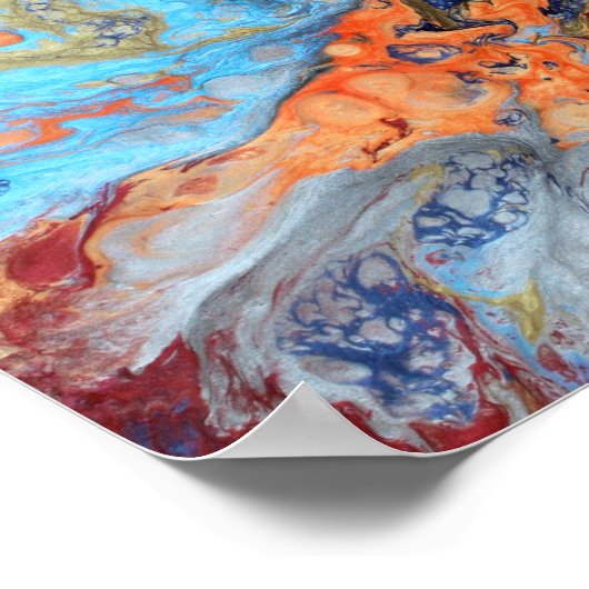 Poster Marbre cosmique (Coin)