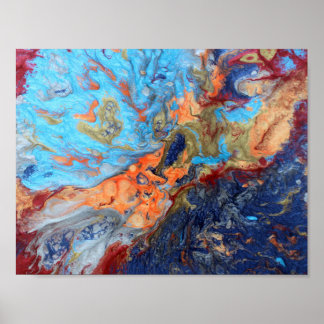 Poster Marbre cosmique