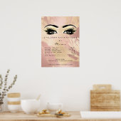 Poster Marbre d'or rose Maillot d'yeux Prix (Cuisine)