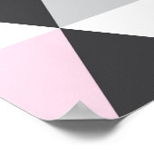 Poster Marbre doré, texture géométrique transparente (Coin)