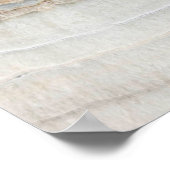 Poster marbre gris clair et blanc minimaliste, moderne et (Coin)