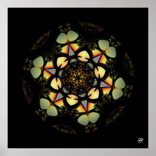 Poster Marbre (n° 6.1 série de marbres)