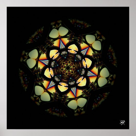 Poster Marbre (n° 6.1 série de marbres) (Devant)