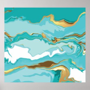 Poster Marbre, or : arrière - plan vintage abstrait.