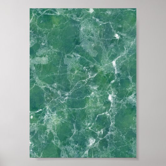 Poster Marbre vert (Devant)