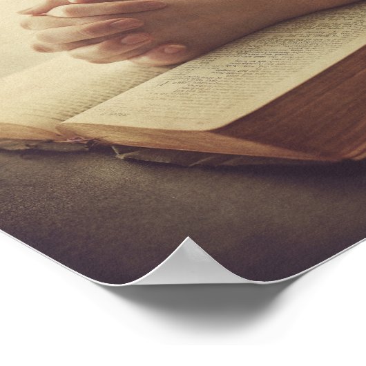 Poster Marc 11:24 Tout ce que vous demandez dans la prièr (Coin)