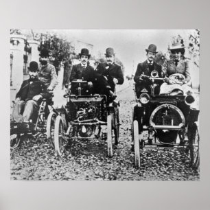 Poster Marcel (d.1903) et Louis (1877-1944) Renault driv