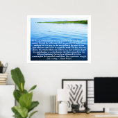 Poster Marcel Proust - Citation sur l'apprentissage (Bureau à domicile)