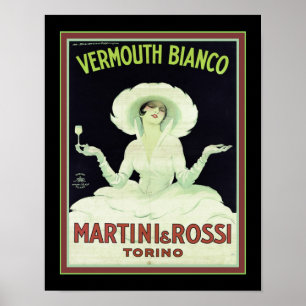 Poster Marcello Dudovich Vermouth Bianco