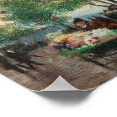 Poster Marchands sur la Seine | Victor Gabriel Gilbert (Coin)