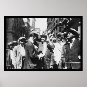 Poster Marché 1916 de restriction des opérateurs en