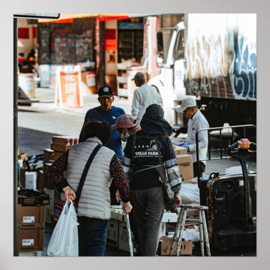 Poster Marché à emporter (Devant)