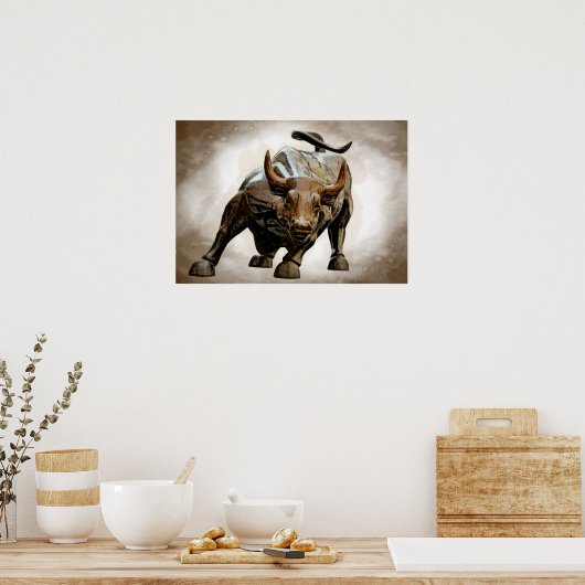 POSTER MARCHÉ À LA HAUSSE (Cuisine)