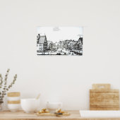 Poster Marché allemand, 1704 (Cuisine)