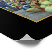 Poster Marché - Antigua - Guatemala (Coin)