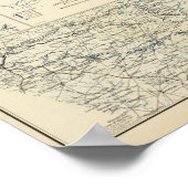 Poster Marche Atlanta-Savannah (Coin)