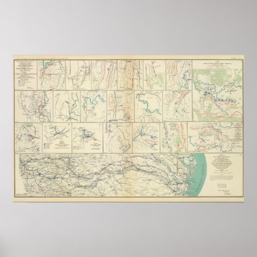 Poster Marche Atlanta-Savannah (Devant)