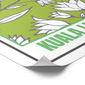 Poster Marché aux fleurs Asie du Sud-Est Kuala Lumpur (Coin)