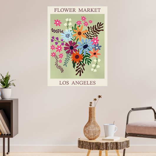 Poster Marché aux Fleurs, Los Angeles, (Salon 3)