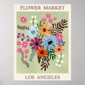 Poster Marché aux Fleurs, Los Angeles, (Devant)