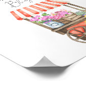 Poster Marché aux fleurs - Mettez une bague sur son poste (Coin)