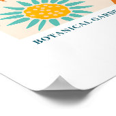 Poster Marché aux fleurs moderne Madrid Fleurs botaniques (Coin)