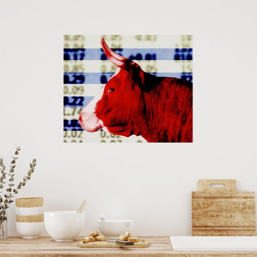 Poster Marché Bull (Cuisine)