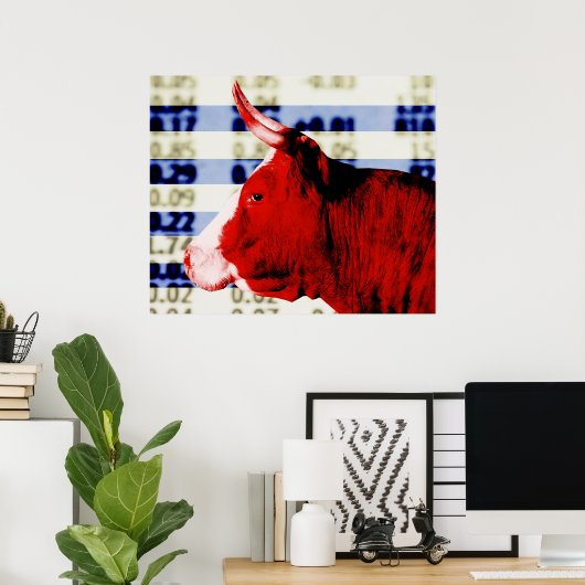 Poster Marché Bull (Bureau à domicile)