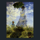 Poster Marche, dame avec un Parasol<br><div class="desc">Peinture impressionniste de Monet "La Marche,  dame avec un parasol,  1875"</div>