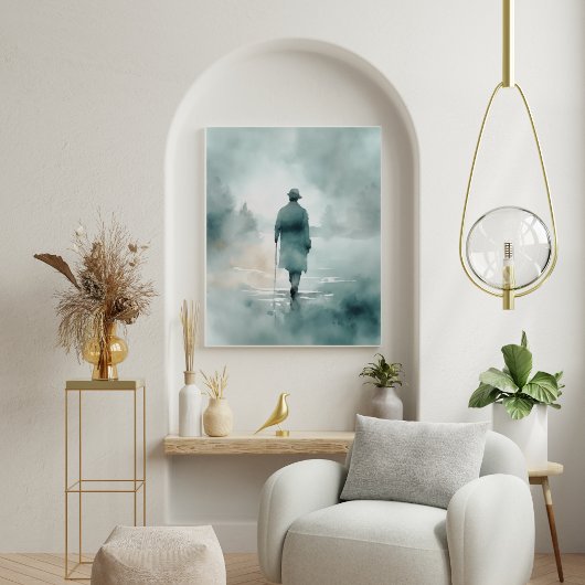 Poster Marche dans le brouillard