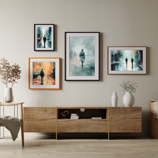 Poster Marche dans le brouillard