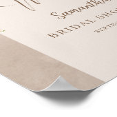 Poster Marche de bienvenue fleur sauvage neutre et tendan (Coin)