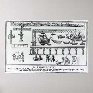 Poster Marché de Billingsgate