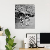 Poster Marche de cerisier en fleurs, 1925 (Bureau à domicile)