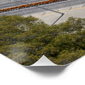 Poster Marche de front de mer de Paphos par drone (Coin)