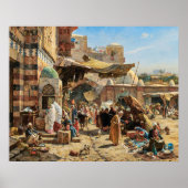 Poster Marché de Jaffa | Gustav Bauernfeind | (Devant)