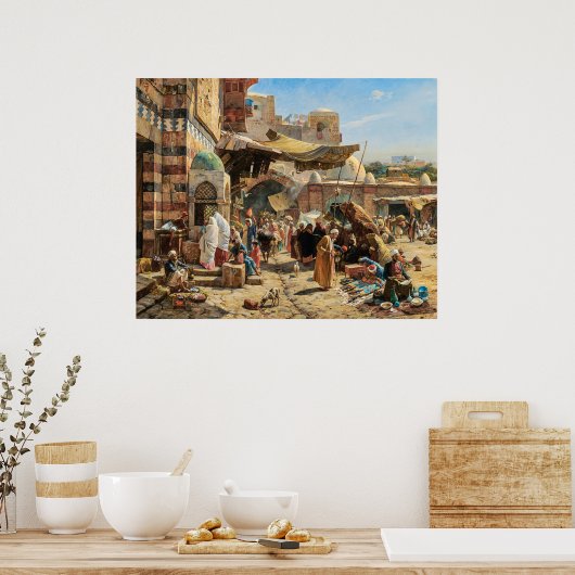 Poster Marché de Jaffa | Gustav Bauernfeind | (Cuisine)