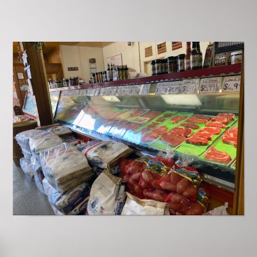 Poster Marché de la viande (Devant)