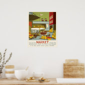 Poster Marché de l'affiche WPA (Cuisine)