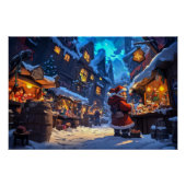 Poster Marché de Noël (Devant)