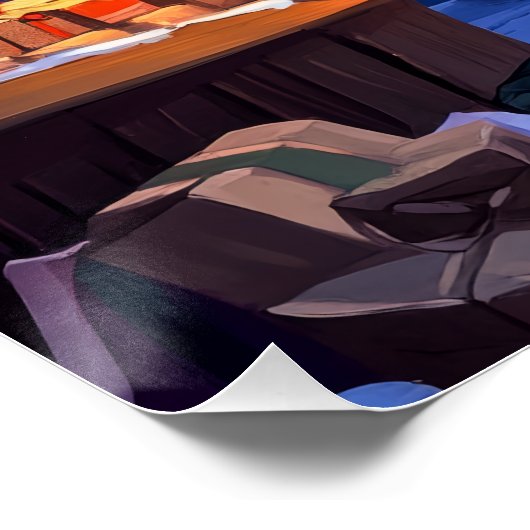 Poster Marché de Noël (Coin)