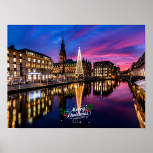 Poster Marché de Noël de Hambourg