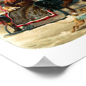 Poster "Marche de nuit de Noël" (Coin)