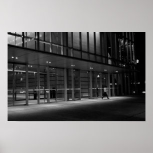 Poster Marche de nuit urbaine à Tokyo - Photographie Impr