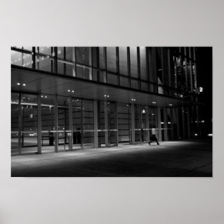 Poster Marche de nuit urbaine à Tokyo - Photographie Impr