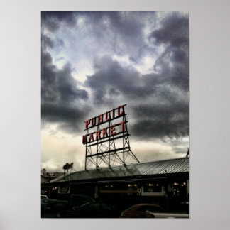 Poster Marché de Pike Place