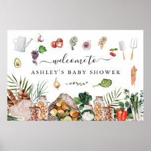 Poster Marché de producteurs locaux   Baby Shower